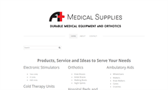 Desktop Screenshot of a-plus-medical-supplies.com