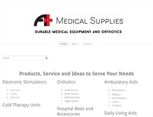 Tablet Screenshot of a-plus-medical-supplies.com